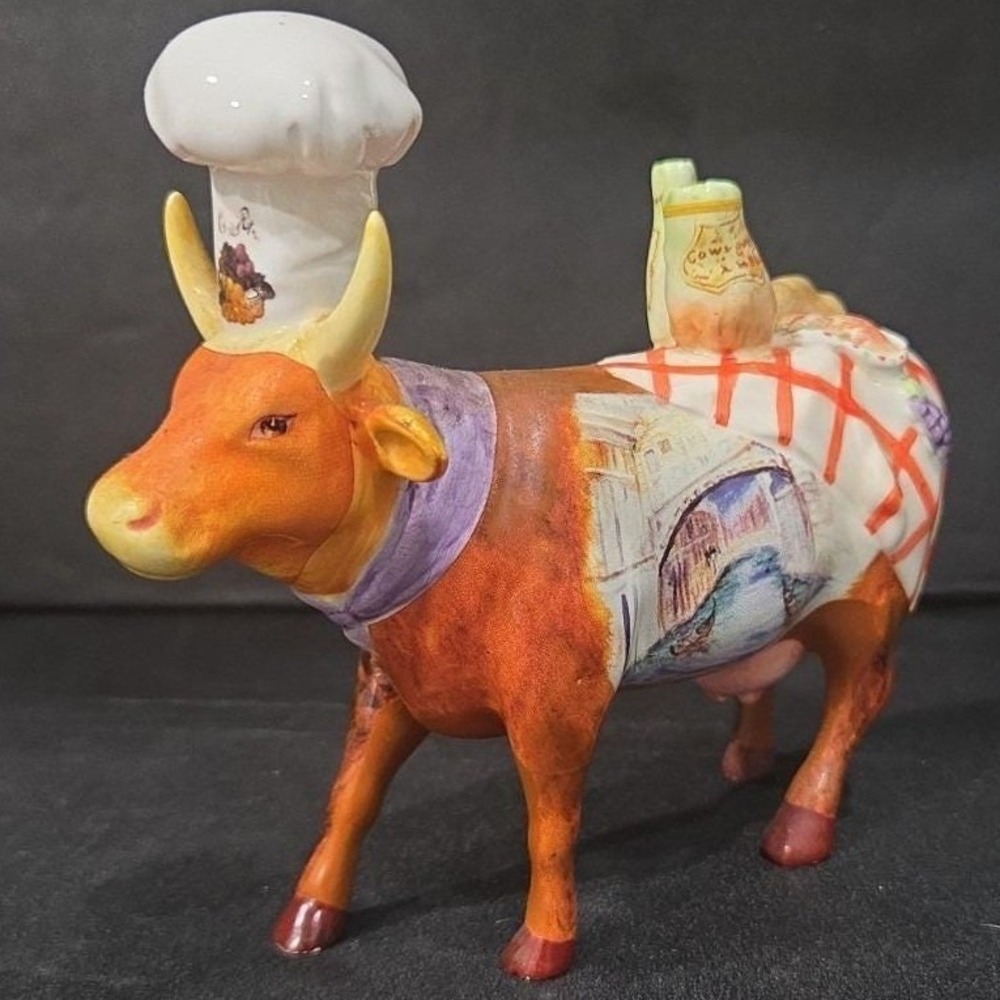 Cow Parade Cow'rraba Figurine, Westland Giftware, Statue #7309, No Box/Tag